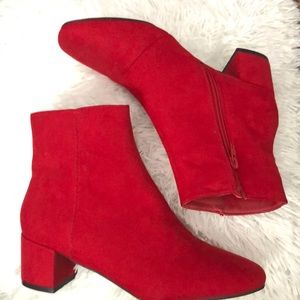 red boots